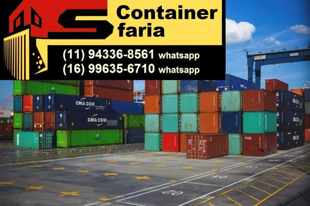 Venda de Container Marítimo 9 doação de container usados