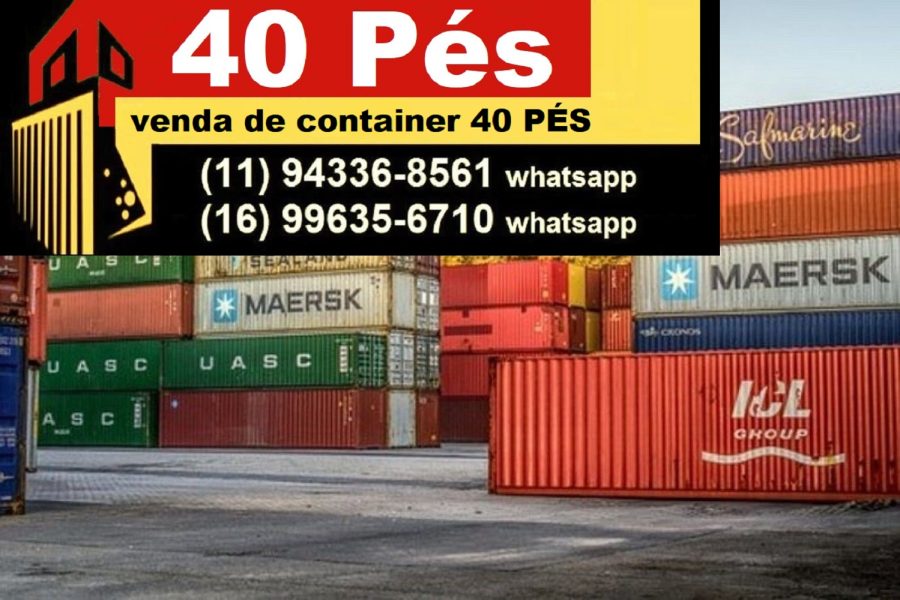 Container 40 PÉS 15 Container HC 20 Pés