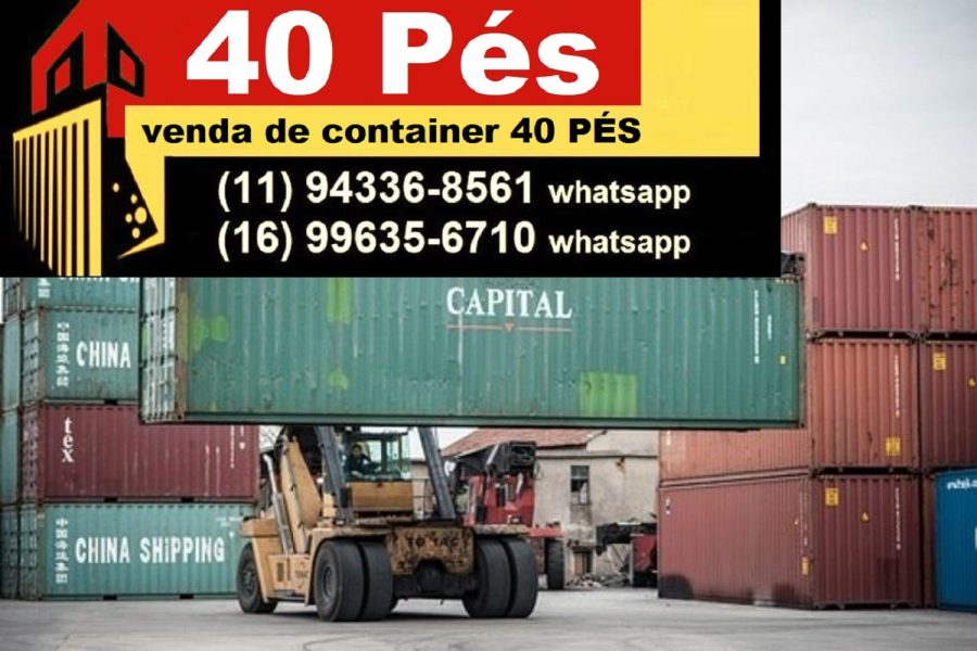 Container 40 PÉS 20 40 Pés Container Open Top