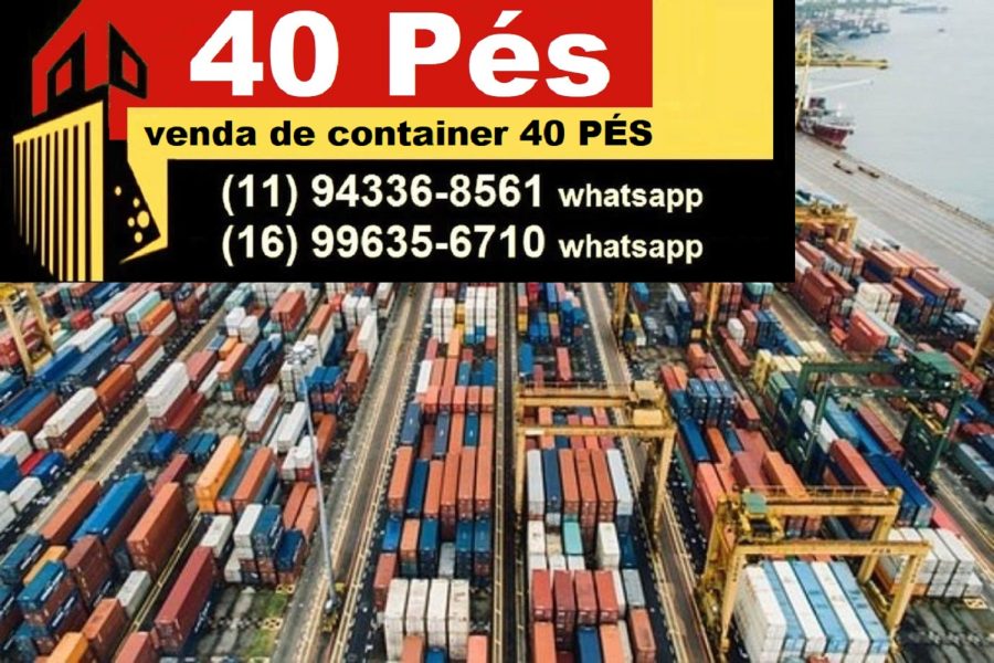 Container 40 PÉS 16 40 Pés Container Dry