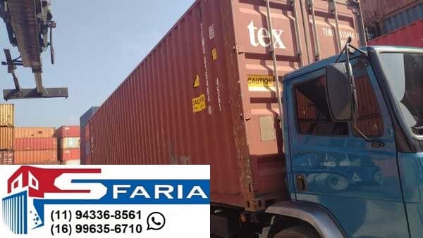 Venda de Container Marítimo 1 Transporte de container reefer sfaria container