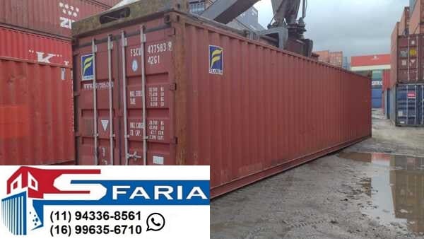 Venda de Container Usado 1 container refrigerado 40 pes venda de container sfaria container