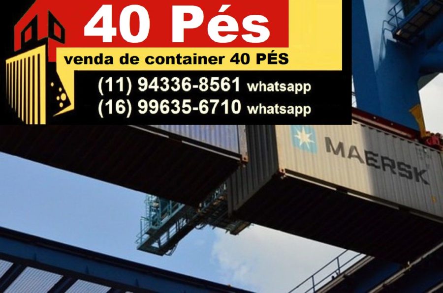 Container 40 PÉS 10 Container 40 Pés Lins,
