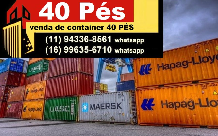 Container 40 PÉS 8 Container 40 Pés Lorena,