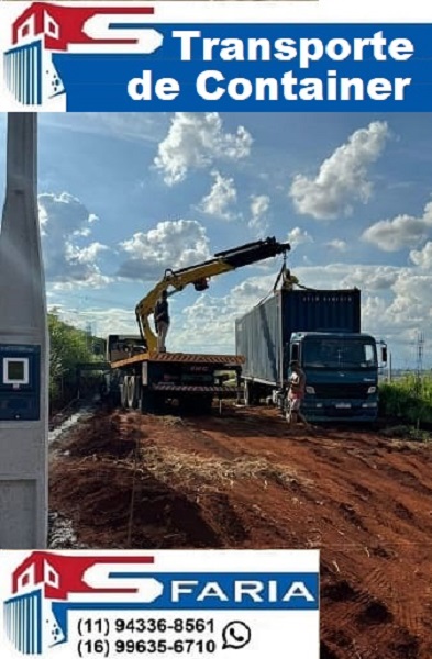 Transporte de container em Cubatão 14 Transportes de container Santos