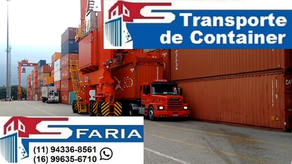 Transporte de container em Cubatão 7 Transporte de container em Guarujá SP